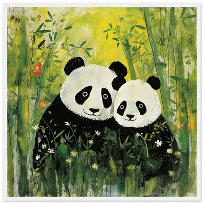 Pandas im Bambuswald